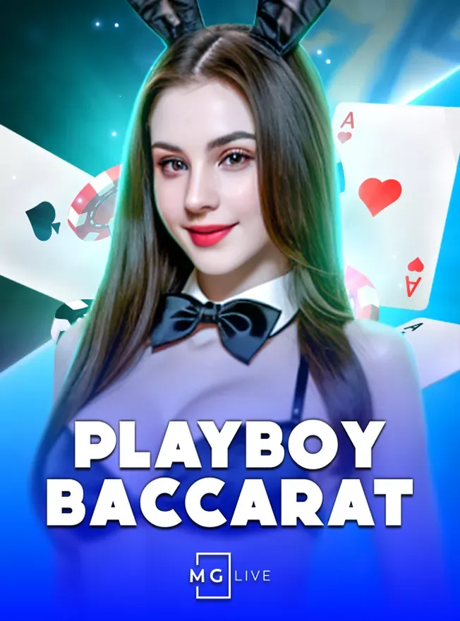 ตัวอย่างภาพโต๊ะบาคาร่าถ่ายทอดสด สตูดิโอ MG Live บน ok casino สล็อต